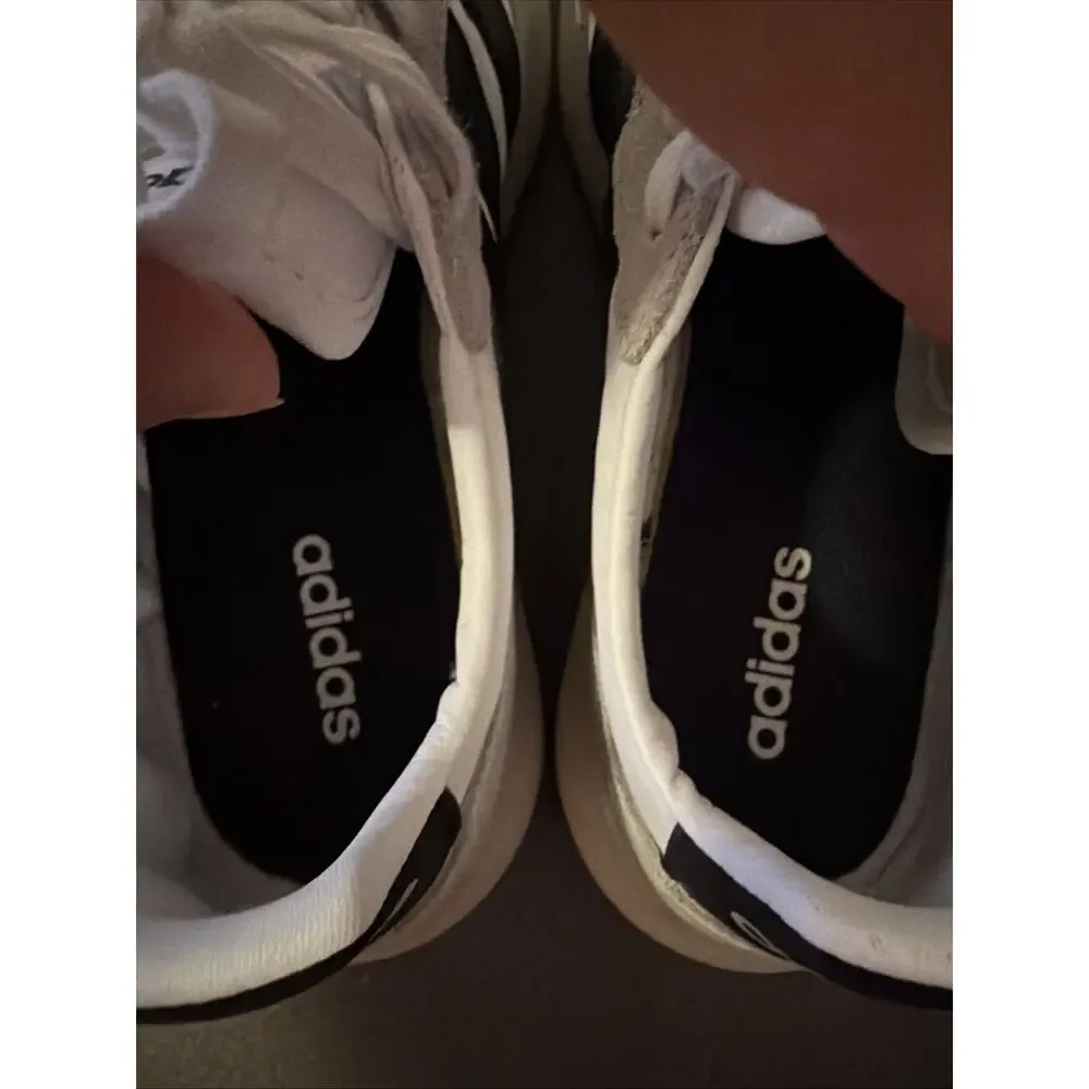 Adidas Samba Size 6.5 Unisex Tennis Shoes Black Gray And White Sneakers
